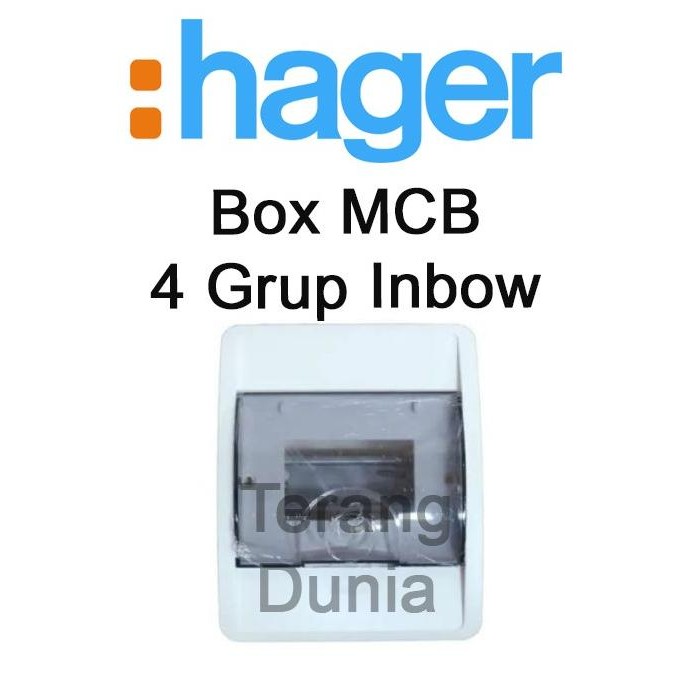 Box Mcb Hager 4 Group Inbow Hager Box Mcb 4 Group Inbow New Stok