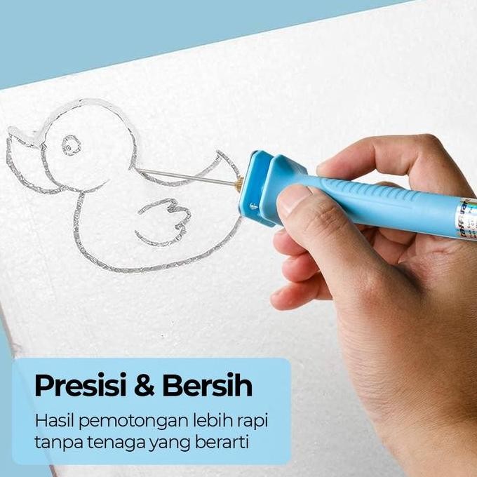 

SSW Pemotong Styrofoam Gabus Polystyrene Cutting Machine 10cm 30W - CT10 - Blue kotak pensil