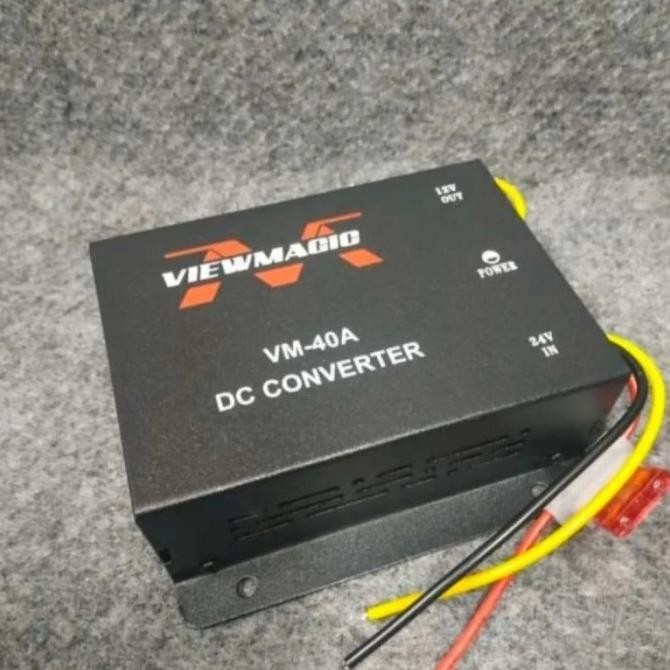 Viewmagic Vr-40A Car Converter Step Down Dc 24V 12V 40A New Stok