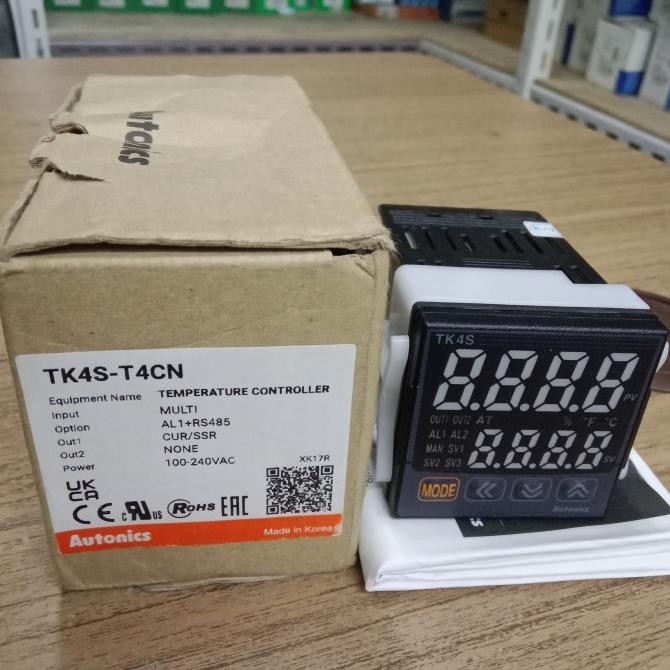 Temperature Autonics Tk4S-T4Cn Original Asli. Made In Korea New Stok