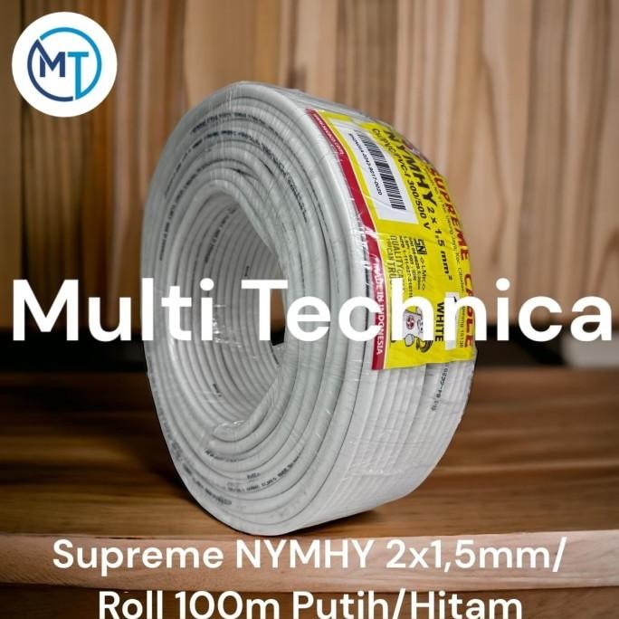 Kabel Listrik Nymhy 2X1.5 Mm Supreme / Kabel Serabut Nymhy 2X1.5 Mm New Stok