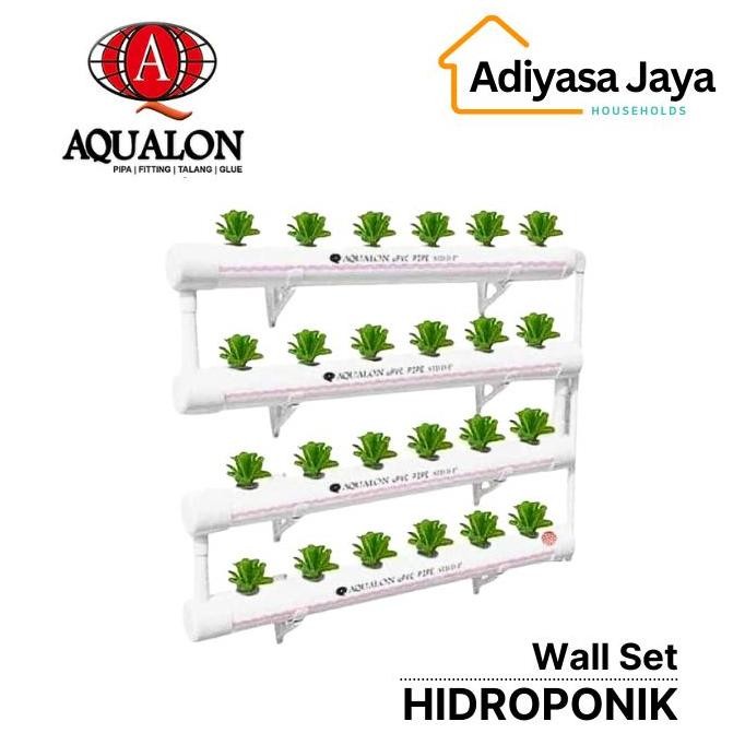 Terlaris Hidroponik Set Wall (Aqualon) / Dinding Ready Stok