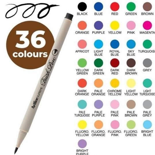 

ARTLINE SUPREME BRUSHPEN SET 36 - BRUSH PEN