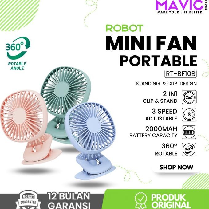 Original Baseus Pudding Shaped Fan Kipas Angin Meja Usb