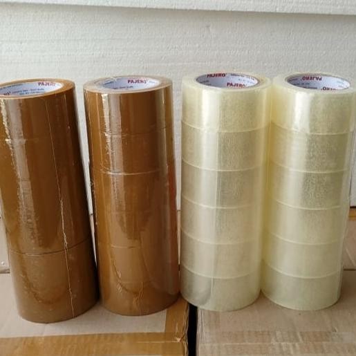 

Produk Unggulan] Lakban isolasi bening coklat