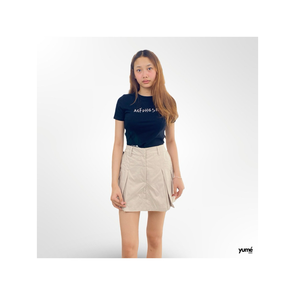 YUME Short Pants Pocket Pleated