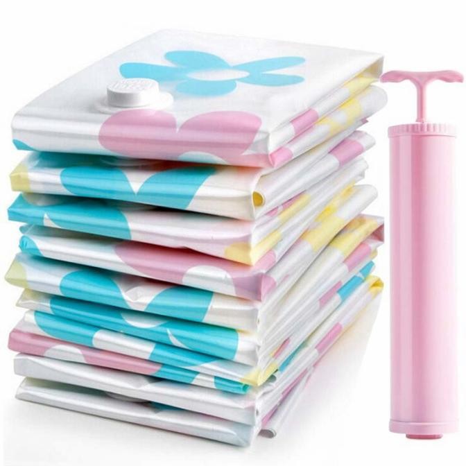 Plastik Vakum Baju Vacuum Bag Vakum Pakaian Kantong Plastik Pakaian