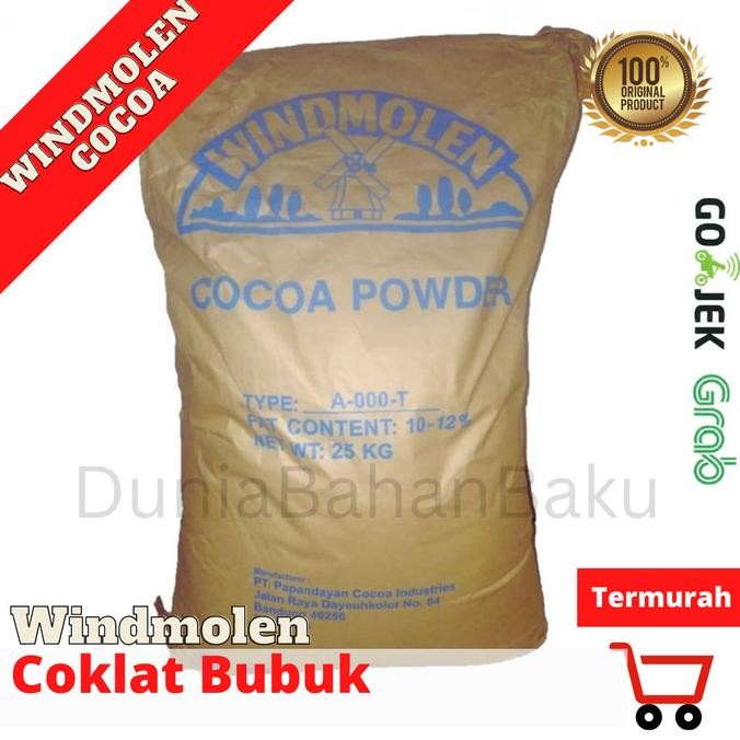 

BARU COKLAT BUBUK WINDMOLEN COCOA POWDER 1KG ASLI 100% | KEMASAN ALU