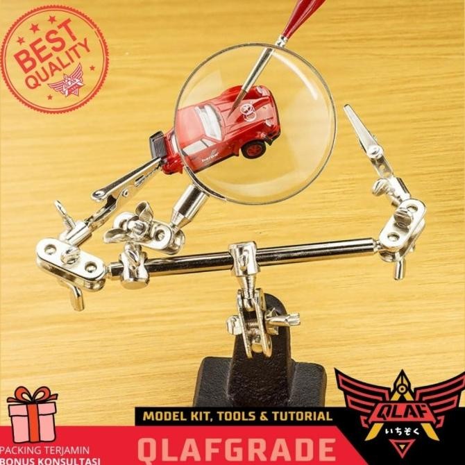 

Kaca Pembesar Model Kit Fleksible Magnifier Dengan Penjepit