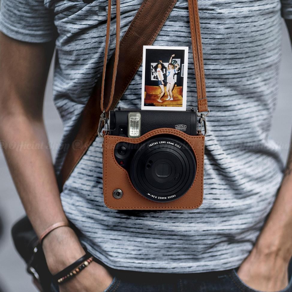 Leather Bag for Fujifilm Instax Mini 99 Tas Kamera Case Casing Fuji Mini99 Kualitas Terbaik