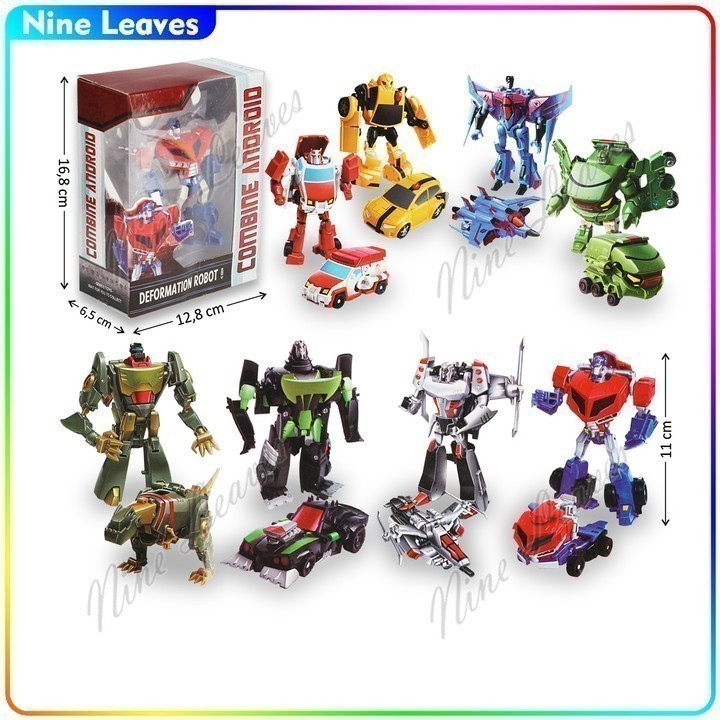 Mainan Robot Deform Combine Android Mainan Robot Berubah Bentuk