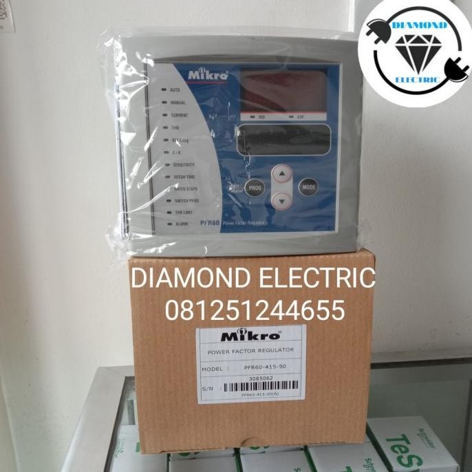 Mikro Power Factor Regulator 6Step Pfr-60-415-50 / Pfr 6 Step Mikro New Stok