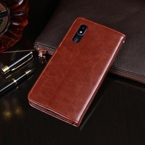 SIAP KIRIM SAMSUNG GALAXY A2 CORE A2CORE FLIP WALLET LEATHER KULIT COVER CASE