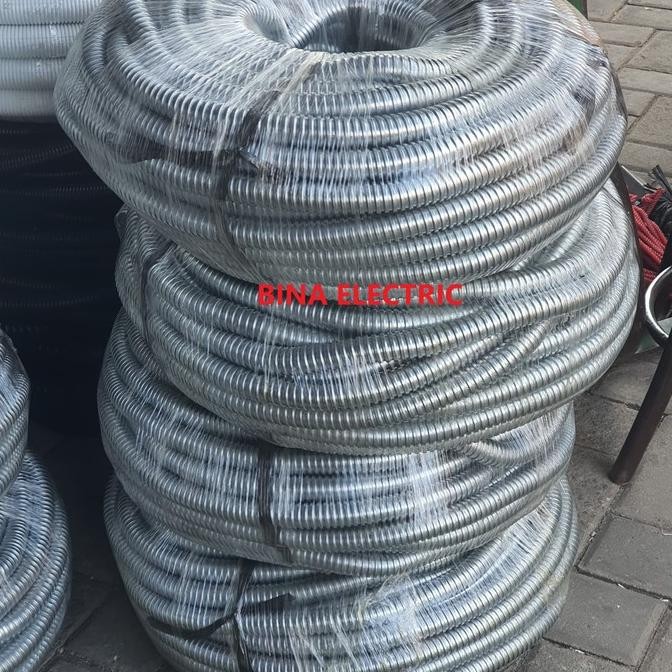 Flexible Steel Conduit 1" 1 Inch 25Mm Fleksibel Besi 25 Mm 50M New Stok