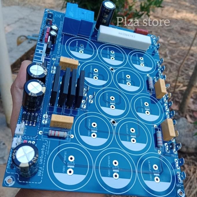 Pcb Psu Class H 12 Elko Lengkap Softstart/Simetris/Fan Double Layer Ll New Stok