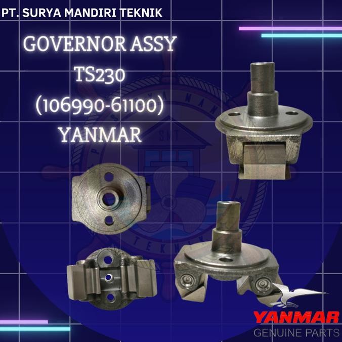 Produk Unggulan] GOVERNOR ASSY TS230 106990-61100 YANMAR ASLI GENUINE