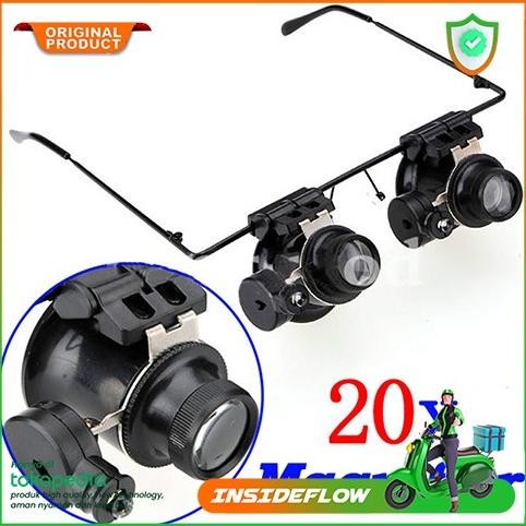

Sale! Kacamata Pembesar Untuk Service Jam Perhiasan 20x Magnifier - 9892A