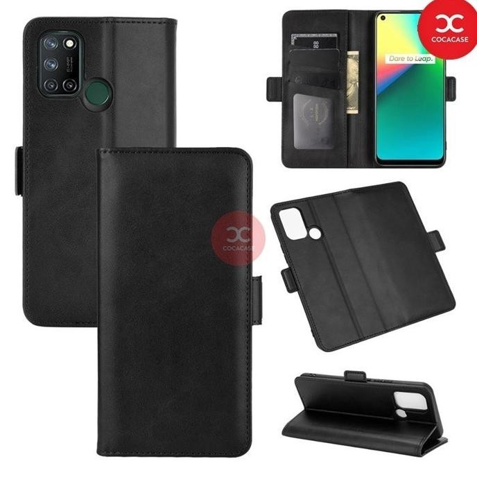 SIAP KIRIM CASING OPPO A53 2020 LEATHER WALLET FLIP COVER DOMPET KULIT OPPO A53