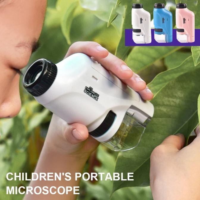 

Sale! Pocket Microscope For Kids 60X-120X Led Lighted Zoom ORIGINAL TH2810