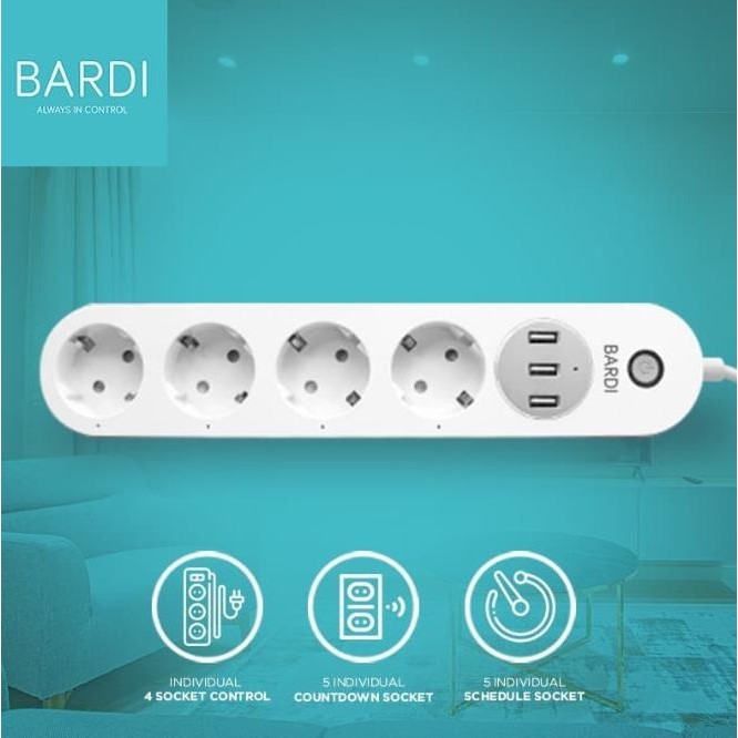 Bardi Smart Extension Power Strip New Stok