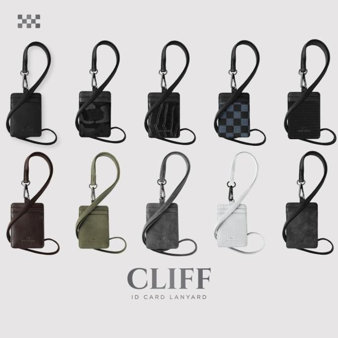

ready Ray Clyn - ID Card Lanyard / Name Tag / Lanyard ID Cardholder Kulit murah