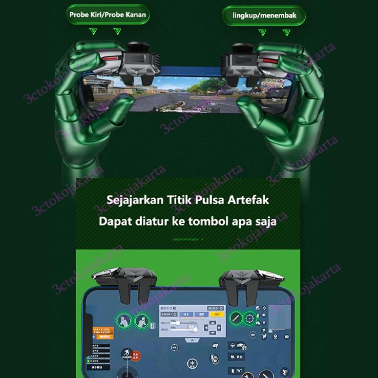 G21 Trigger Pubg FF Fps L1 R1 Gaming Six Finger Trigger Gaming murah