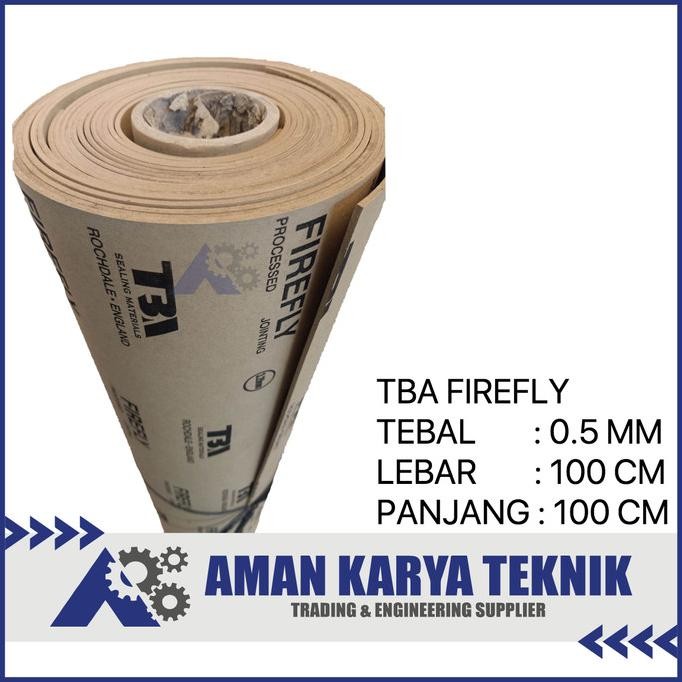 

TBA Firefly Sheet Packing Gasket Kertas 0.5 mm x 100 cm x 100 cm murah