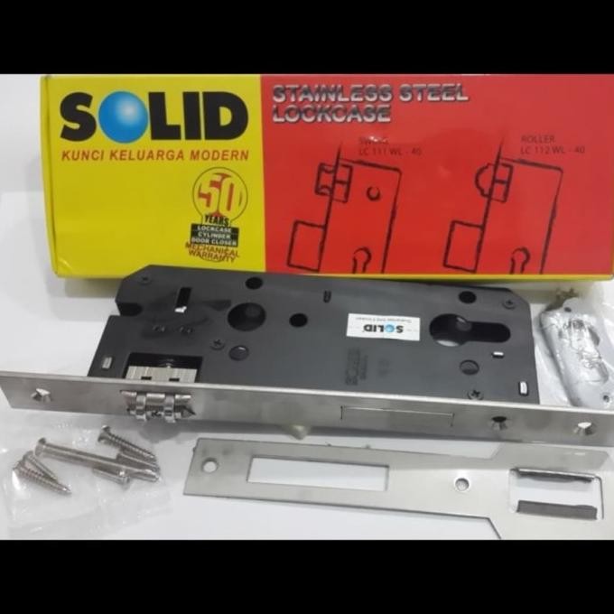 PROMO Solid lc 112 40 body lockcase roler pelor bodi kunci pintu kupu tarung