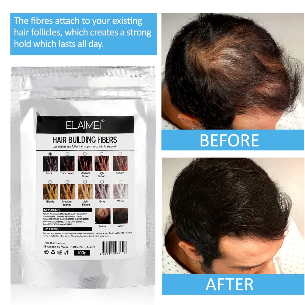 Toppik hair fiber 27.5 ISI ULANG GRAM ORIGINAL TOPPIK PENEBAL RAMBUT warna hitam