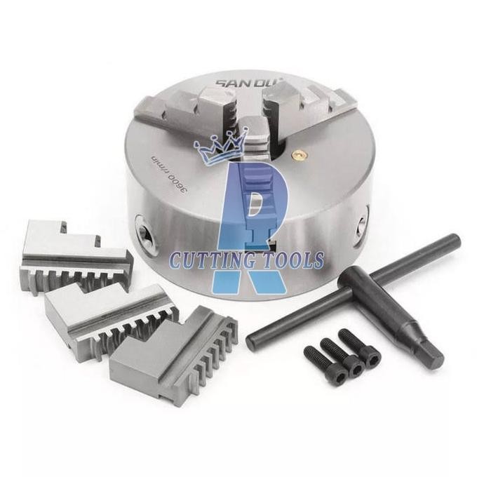 Chuck Bubut K11 125 SanOu - Claw Bubut 5in 3Jaw SanOu- Chuck Bubut 5in murah