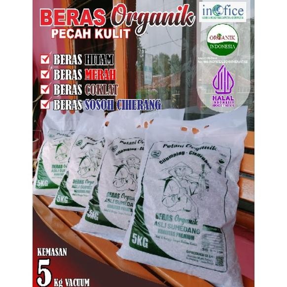 

AQS Beras Coklat Organik Pulen Enak & Begizi Tinggi Kemasan Vakum 1Kg