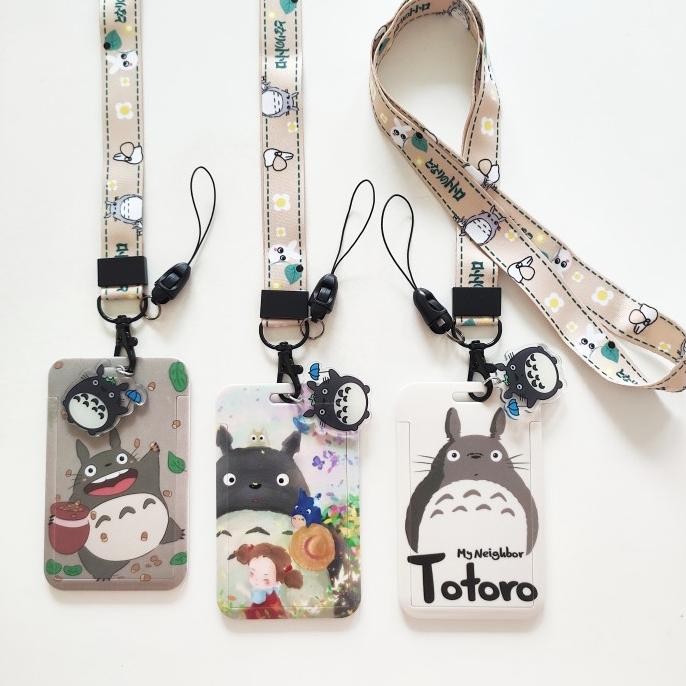

ready ID Card Holder Name Tag Lanyard / Kalung Kartu Totoro Studio Ghibli 2 murah