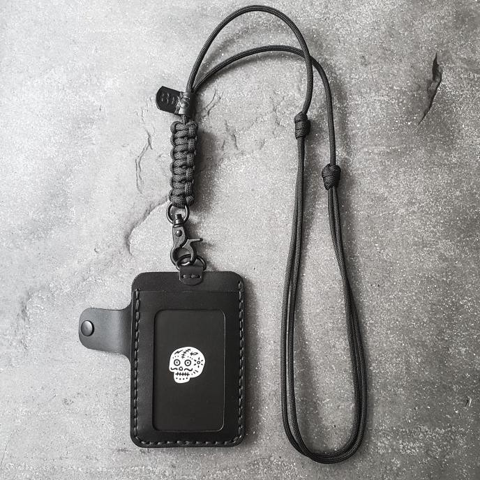 

ready BDS METRO Leather Wallet Lanyard ID card Holder , double function murah