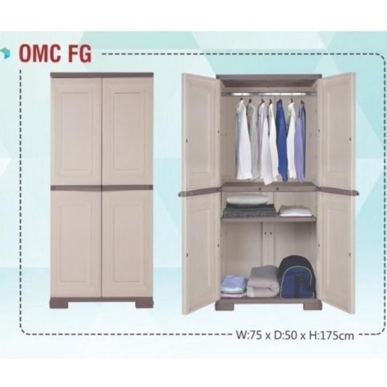 LEMARI PAKAIAN PLASTIK OLYMPLAST OMC-FG OMC FGC OMC EGC KACA CERMIN