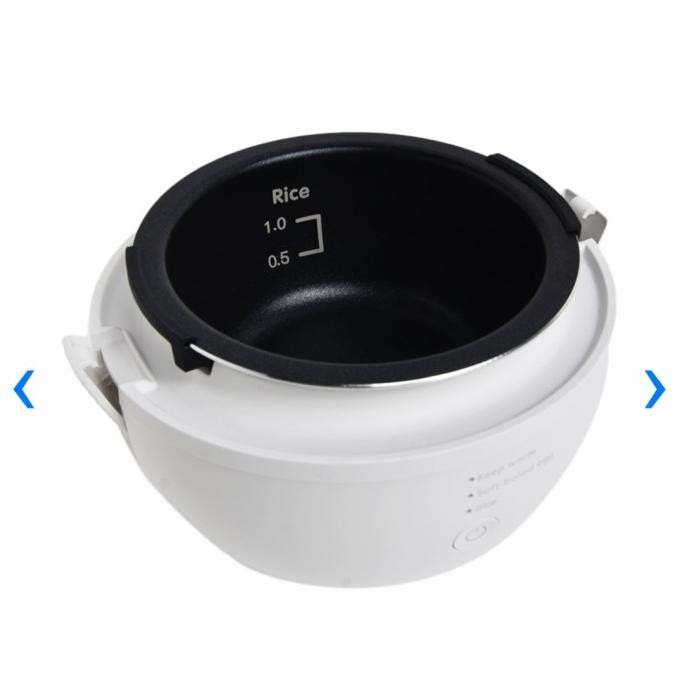 Grosir Memoo Rice Cooker Mini 200 Ml /Rice Cooker Travel 0.2 Ltr Hijau/Putih