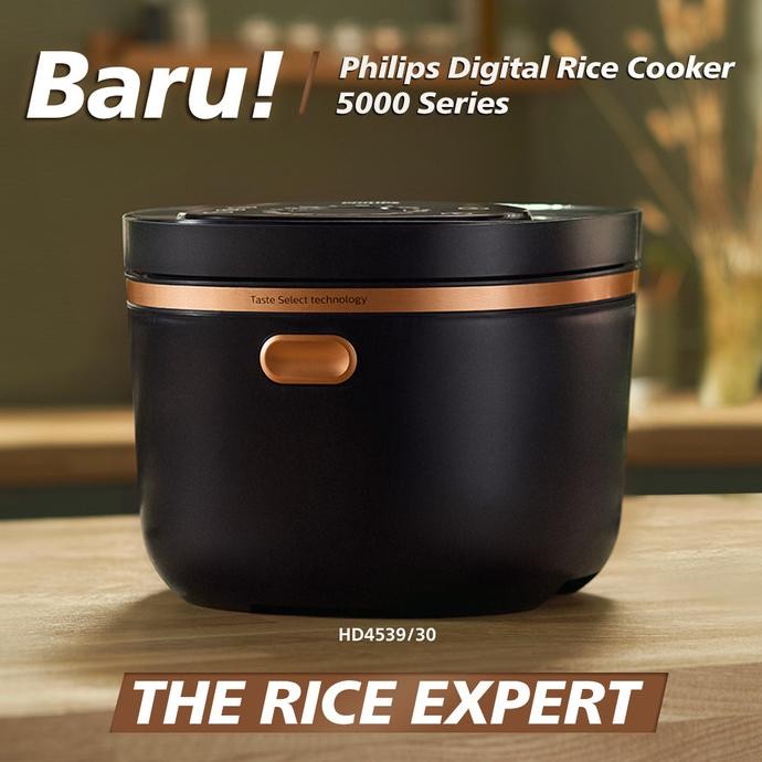 Murah Philips Digital Rice Cooker 5000 Series Hd4539/30 - Induction Heating, Penanak Nasi, Mejikom, 