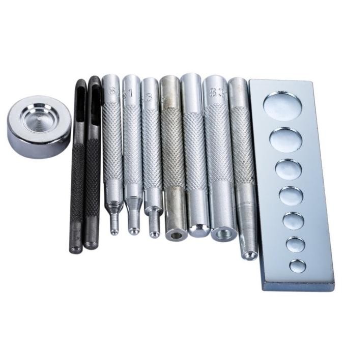 

Alat Pasang Kancing Punch Hole & Rivet Snap Button Leather Tools Co