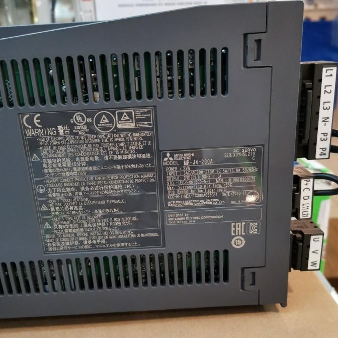 Mr-J4-200A Ac Servo Driver Mitsubishi Electric 2Kw New Stok