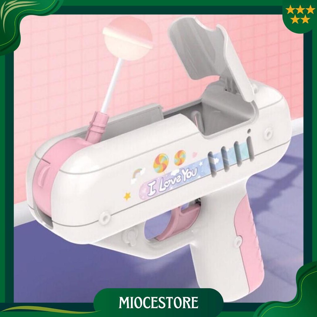Wd Mainan Pistol Permen Lolipop / Tembakan Permen Lollipop / Candy Gun / Lollipop Gun Ori