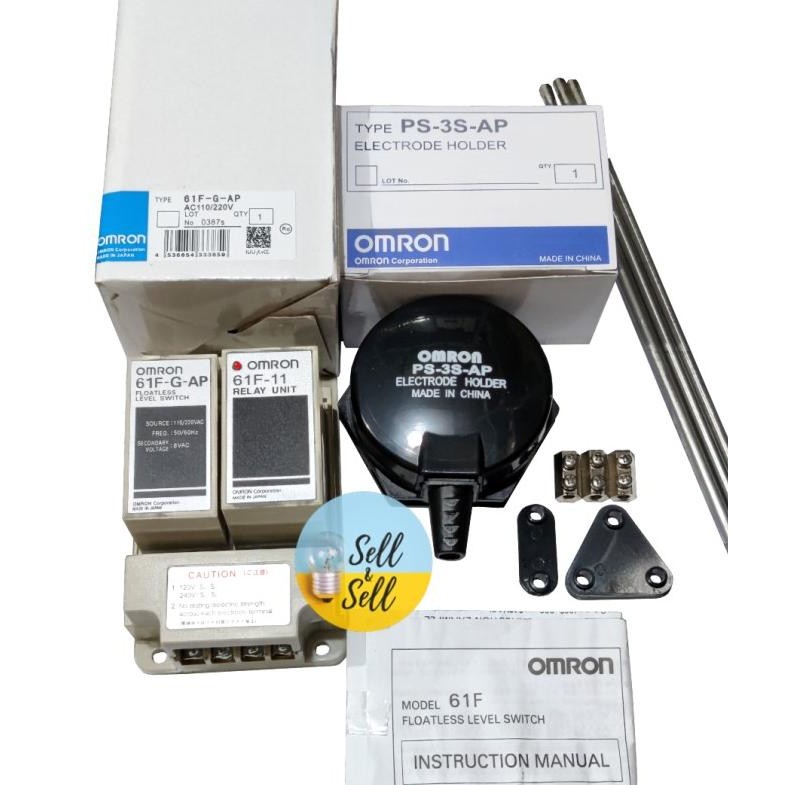 1 Set Water Level Control Omron 61F-G-Ap / Wlc Omron 61Fgap Co
