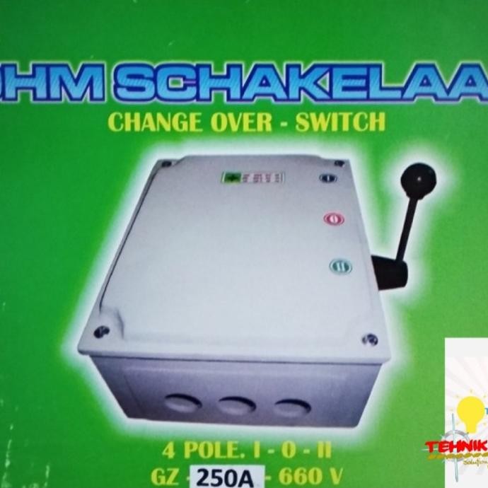 Ohm Saklar Nk 250A / Change Over Switch Cos Nk New Stok
