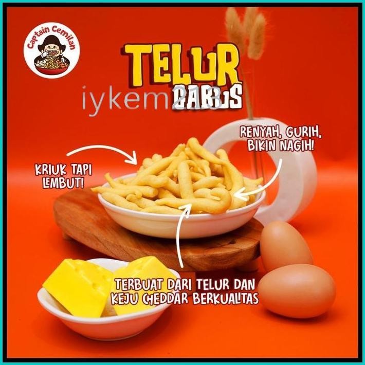 

500GRAM TELOR GABUS KEJU ASIN RENYAH STIK KEJU CAPTAIN CEMILAN KEJU CHEESE SNACK MAKANAN RINGAN