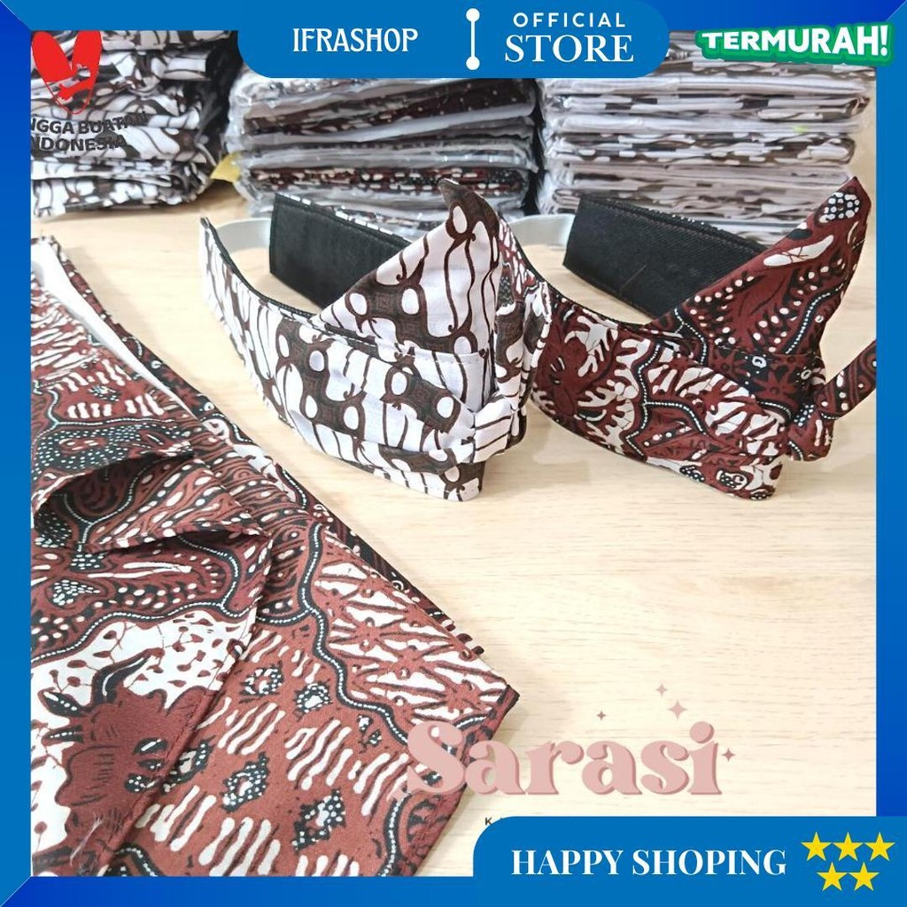 Ikat Kepala Sunda Praktis Iket Sunda Jawa  Bali Indonesia All Size Iket Kepala Adat Anak Blangkon Su