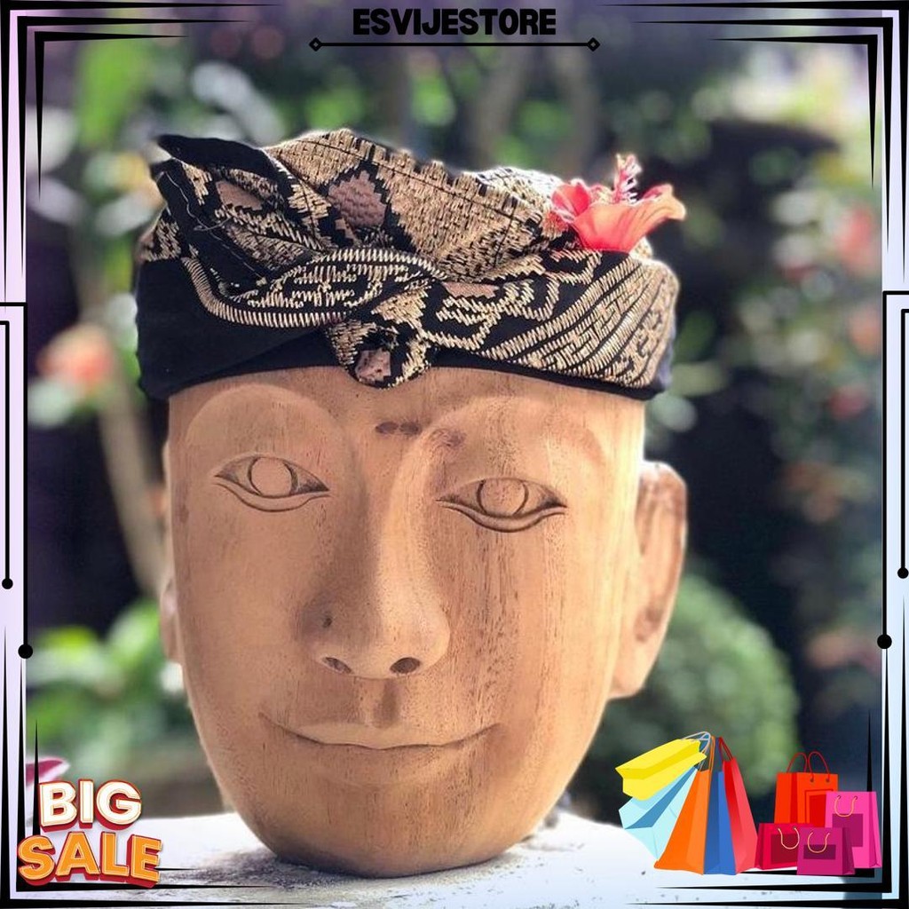 Udeng Semi Songket/Bordir Benang Songket Banyumas Janggar Nayah/Model Penasar Promo Puncak