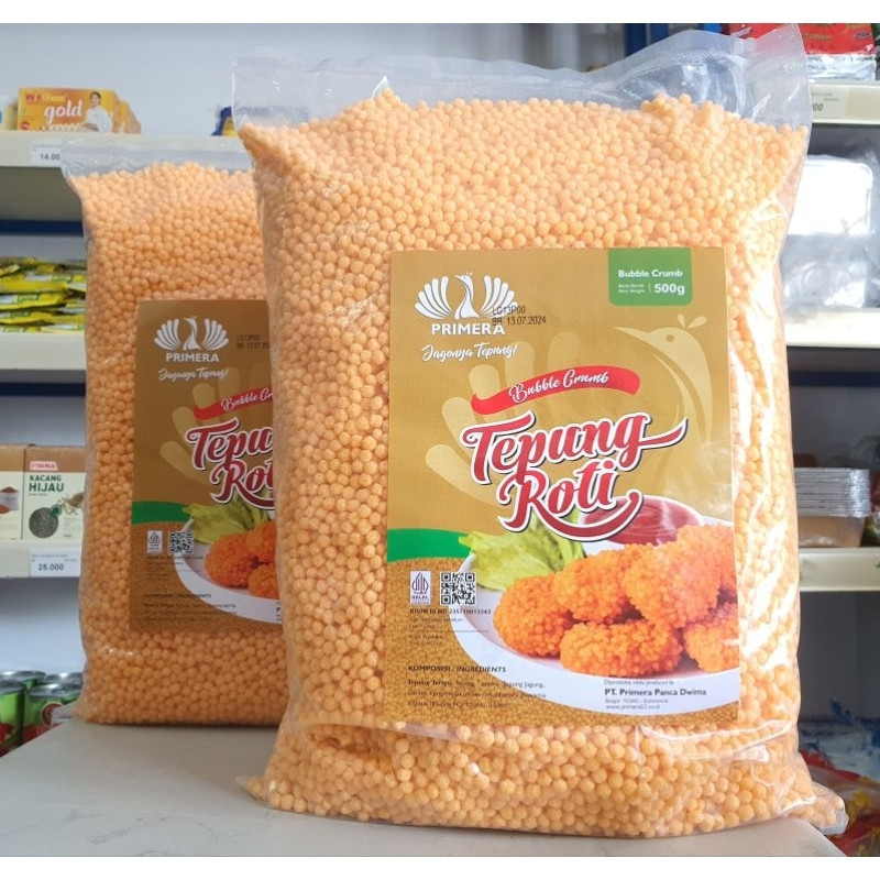 

HJ Bubble Crumb Tepung Roti Nugget Primera - 500gr