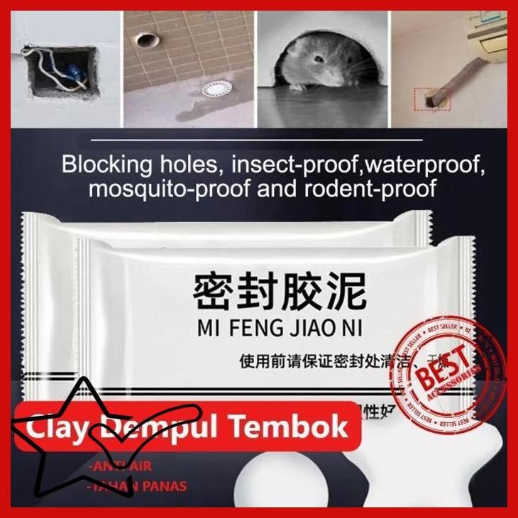 [BTA] Semen Dempul Instan Penutup Lubang Tembok Sealent Waterproof