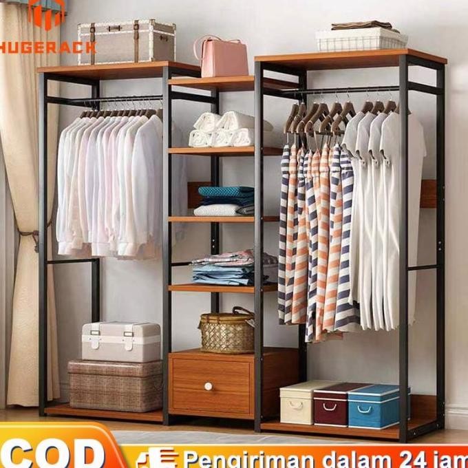 Rak Gantungan Baju kayu/Rak pakaian gantung /Rak Baju Celana/Stand