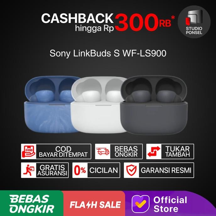 Grosir Sony Linkbuds S Wf-Ls900 Tws Earphone Earbuds Bluetooth Headset Resmi