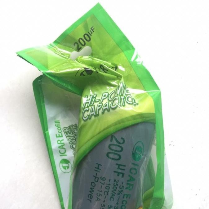 Sale Kapasitor Untuk Electro Motor Dinamo Uk 200 Mf Merek Icar Ecofill