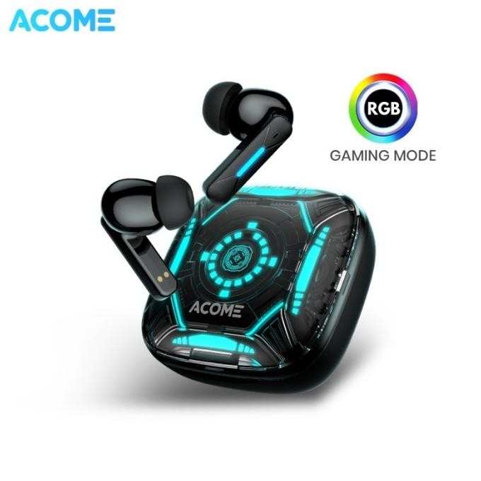 Sale Acome Inpods At07 Tws True Wireless Earbuds Headset Bluetooth 5.4 Rgb Enc Anc Ipx4 Gaming Earbu